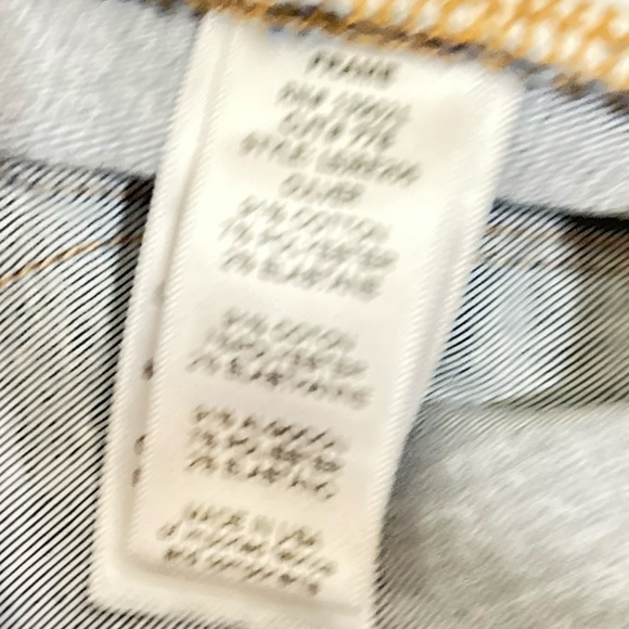 Frame Denim Le Skinny de Jeanne whiskered frayed hem mid tone jeans USA made 26 - Picture 8 of 8